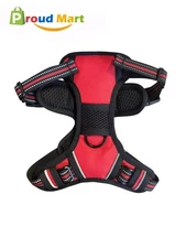 Padded Reflective Dog Harness Vest Lightweight Ripstop Small Size