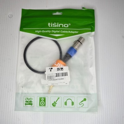 Tisino High-Quality Digital Cable/Adapter  Brand New in Bag  Audio XLR to 3.5mm