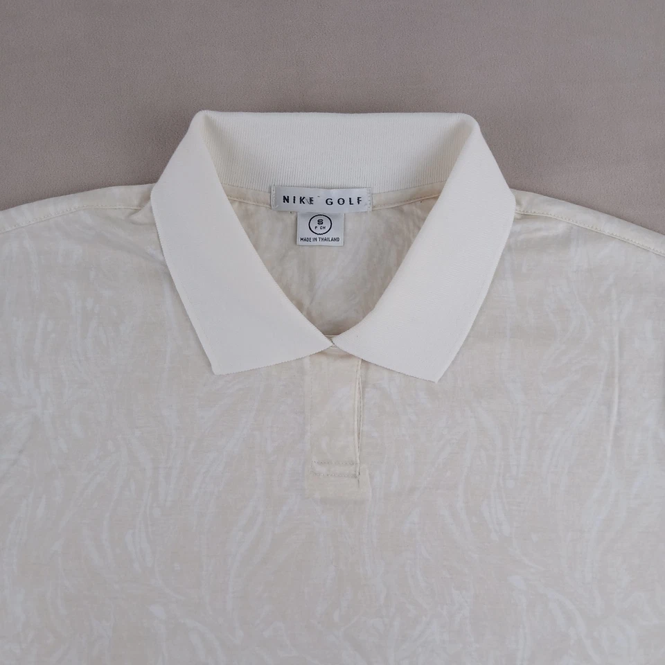 VTG Nike Golf Small Womens Polo Shirt 20x25 Boxy Drop Shoulder Oversized - Image 3 of 4