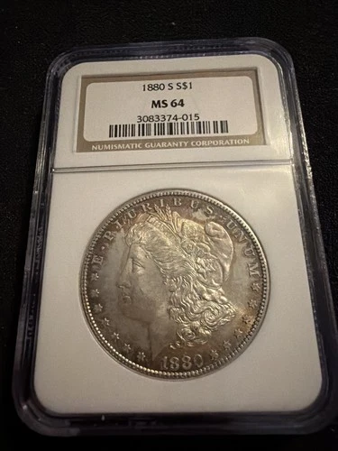 * 1880-S * MS64 NGC MORGAN SILVER DOLLAR