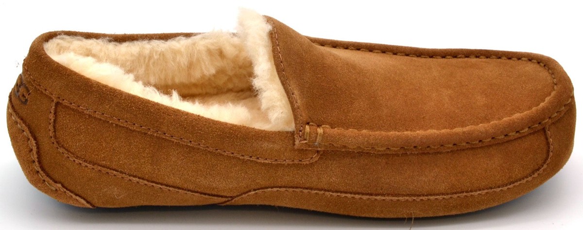 UGG Mens Ascot Slipper | Chestnut | 1101110-CHE | Authentic New | eBay