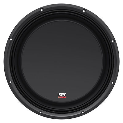 MTX 3512-04S 12'' 600 Watt Shallow Mount Car Audio Subwoofer Slim Sub SVC 4-ohm