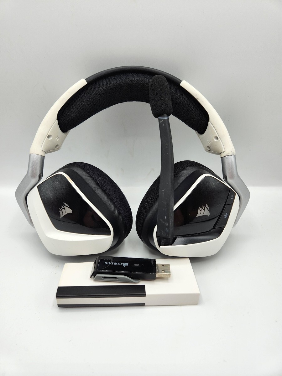 Corsair Void Pro RGB Wireless Gaming Headset (White) - NO