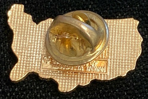 Rare Vintage 1980s United States USA Red White & Blue Nation Lapel Pin! WPIN132 - Bild 2 von 2