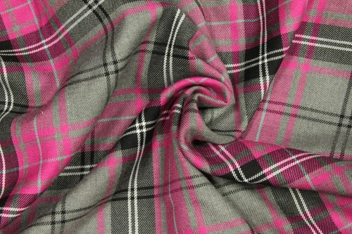 VISKOSE TARTAN STOFF Premium Qualität Karo Kleid weiche Kleidung 150 cm Material - Bild 11 von 57
