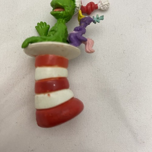 Enesco Dr Seuss The Grinch Cat in the Hat Ornament Mini 2" Holiday Christmas - Picture 7 of 9
