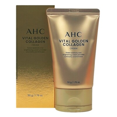 AHC Vital Golden Collagen Cream 50g Moisturizing Skin Care Korean Cosmetics