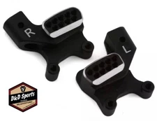 Samix SCX24 Black Aluminum Rear Shock Plate Set SCX24-6024