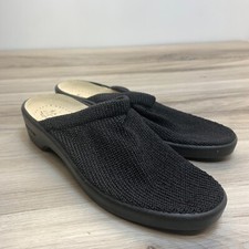 Arcopedico Light Nylon Knit Slip On Shoes US 8 EU 39 UK 6 Black Slip On NWOB