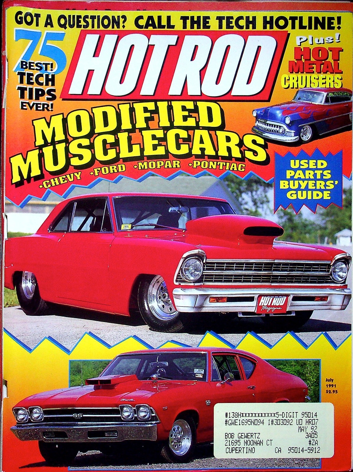 Lot of 12 Hot Rod Magazines - Classic Custom Car & Muscle Car Issues #25
