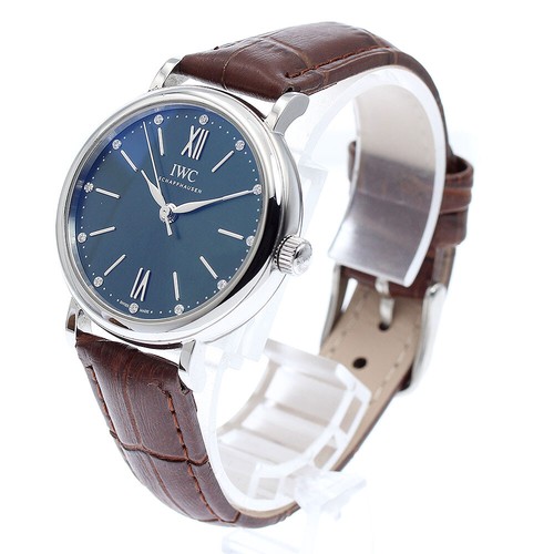 IWC Portofino Automatic 34 IW357405 12P diamond Moss green Dial Automatic_877628 - 第 3/7 張圖片