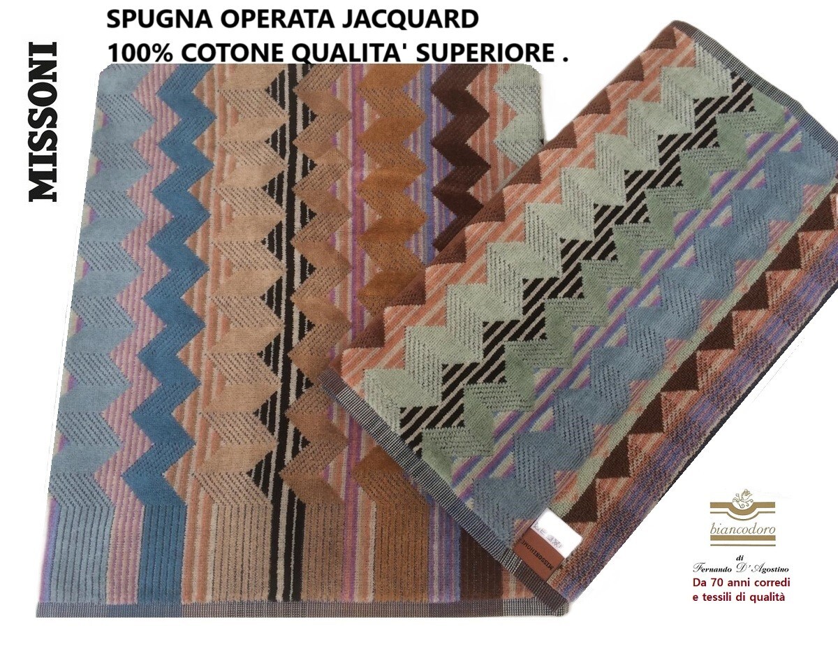 Missoni Towel Set Jacquard 1 cm 115 x 70 + 1 cm 70 x 40 Max