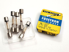 LOT OF 5 EACH MDL-1/10 BUSS BUSSMANN MDL 1/10 FUSES 250V 1/10A