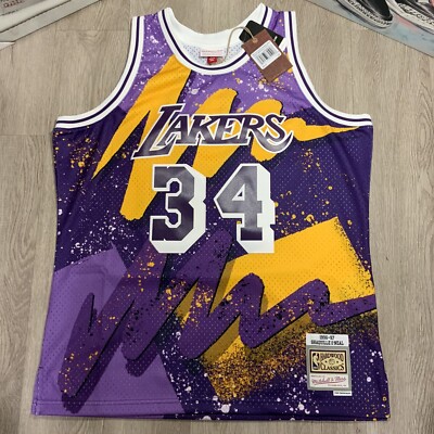 Mitchell & Ness Shaquille O'Neil Hyper Hoops Swingman Jersey 1996 Lakers XL /2XL