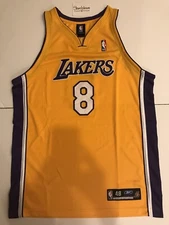 Champion Kobe Bryant 8 Los Angeles LA Lakers NBA Authentic Reebok Jersey Size 48