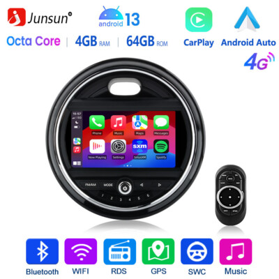 Carplay Für BMW Mini Cooper F55 F56 Android Autoradio GPS Nav 4G BT DAB+ WIFI 4G