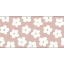 Table Runner Roll Disposable Paper Table 25ft x 18inch Pink Flower Pack of 4