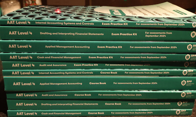 AAT Level 4 BPP full set AQ2022 (cOURSEBOOKS AND EXAM KITS) latest AAT Level 4
