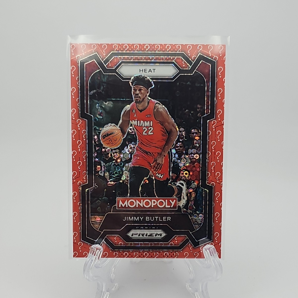 2023-24 Panini Prizm Monopoly Jimmy Butler #d 04/25 Question 2023-24 Panini Prizm Monopoly Jimmy Butler #d 04/25 Question