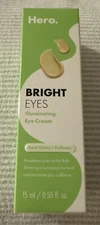HERO COSMETICS Bright Eyes Illuminating Eye Cream 0.50 fl oz / 15 ml FULL SIZE
