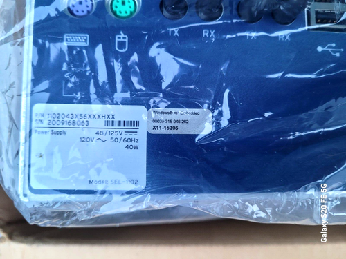 Open Box Schweitzer Engineering Laboratories SEL-1102 Computing Platform Surplus - 第 9/9 張圖片