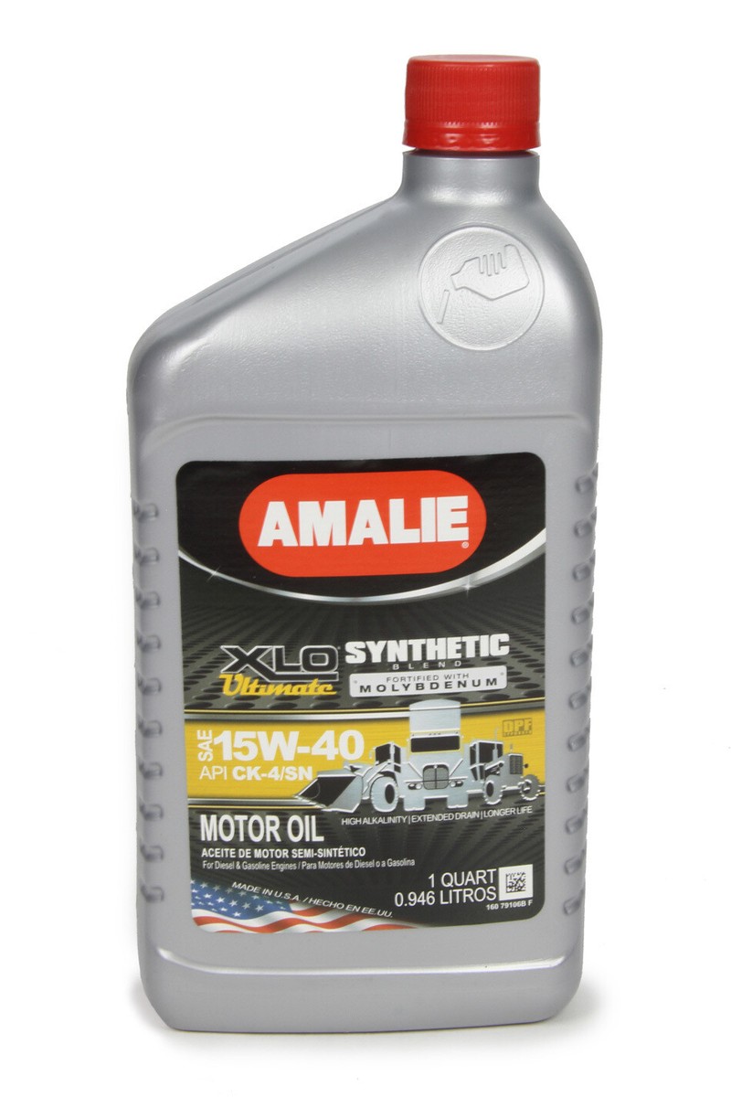 Amalie XLO Ultimate Synthetic Blend Motor Oil w/Moly 15W40 (Case