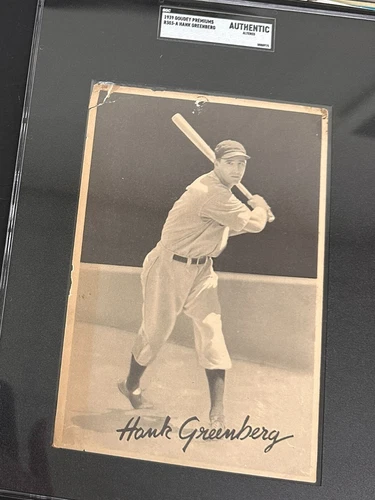 1939 Goudey Premiums R303-A Hank Greenberg- SGC Authentic