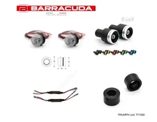 Barracuda B-LUX Counterweights + Optical LED Arrows + Resistors for Triumph Motorcycle