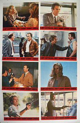 Eastwood DIRTY HARRY 4 SUDDEN IMPACT US Aushangfotos US Lobby Cards German Title