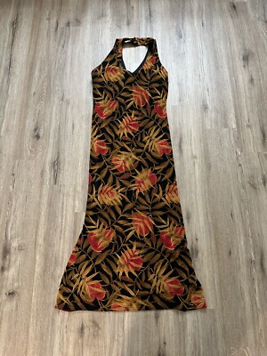 Vintage Jessica Howard Beautiful Tropical Hawaiian Halter Maxi Dress Size 12 | eBay Vintage Jessica Howard Beautiful Tropical Hawaiian Halter Maxi Dress Size 12 | eBay