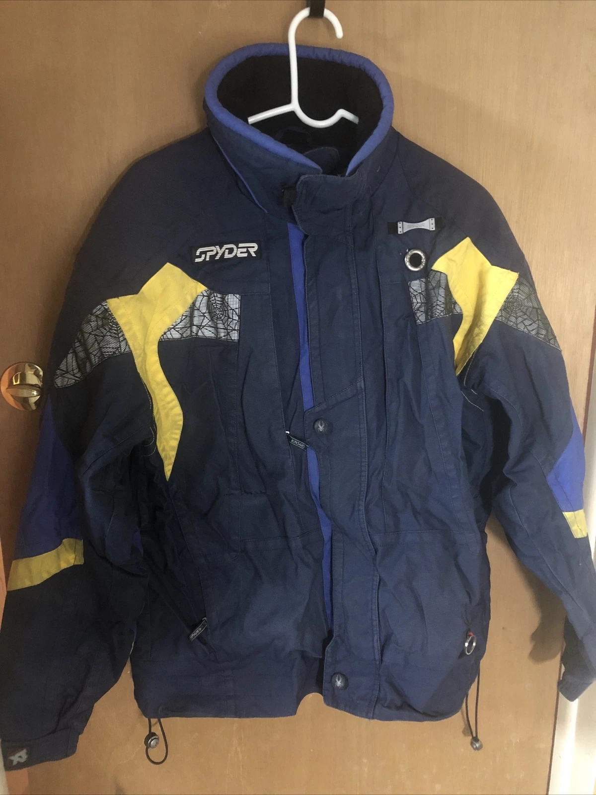 Spyder Thinsulate Ski Snowboard Blue Jacket Men's Medium No Hood
