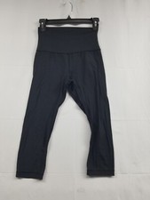 Lululemon Women Size 4 Leggings Black Yoga Gym See All Pics