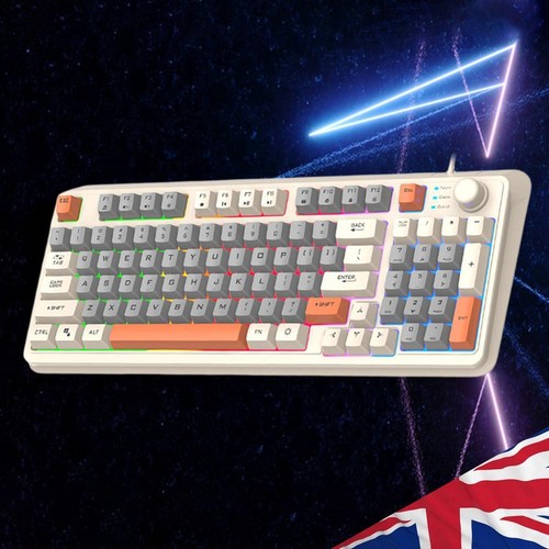 RGB Light K82 Gaming Keyboard Wired Keypad USB Port for Notebook Laptop Desktop