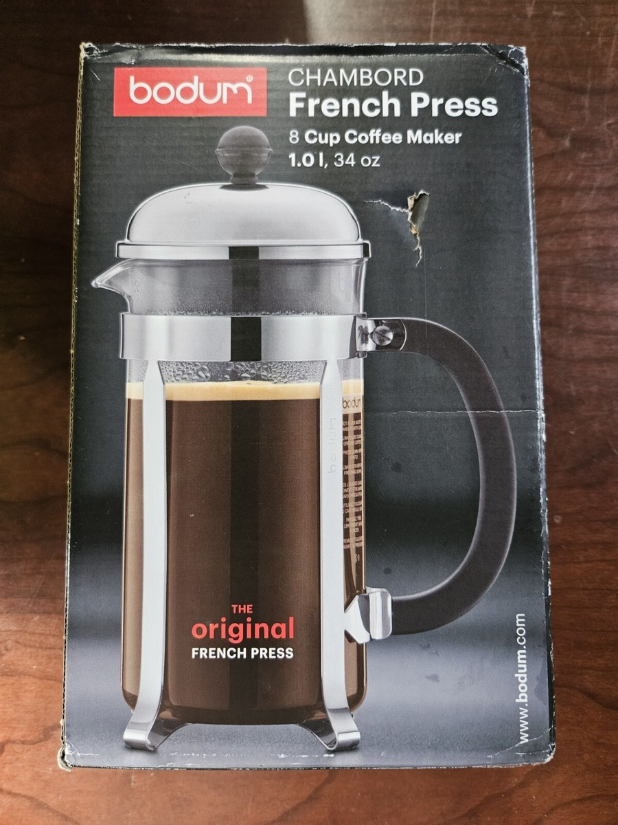 Bodum Chambord 8-Cup French Press Coffeemaker Black 885449378428