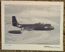 Vintage McDonnell Aircraft Photo Print F2 H-2 Banshee Jet (10" x 8")