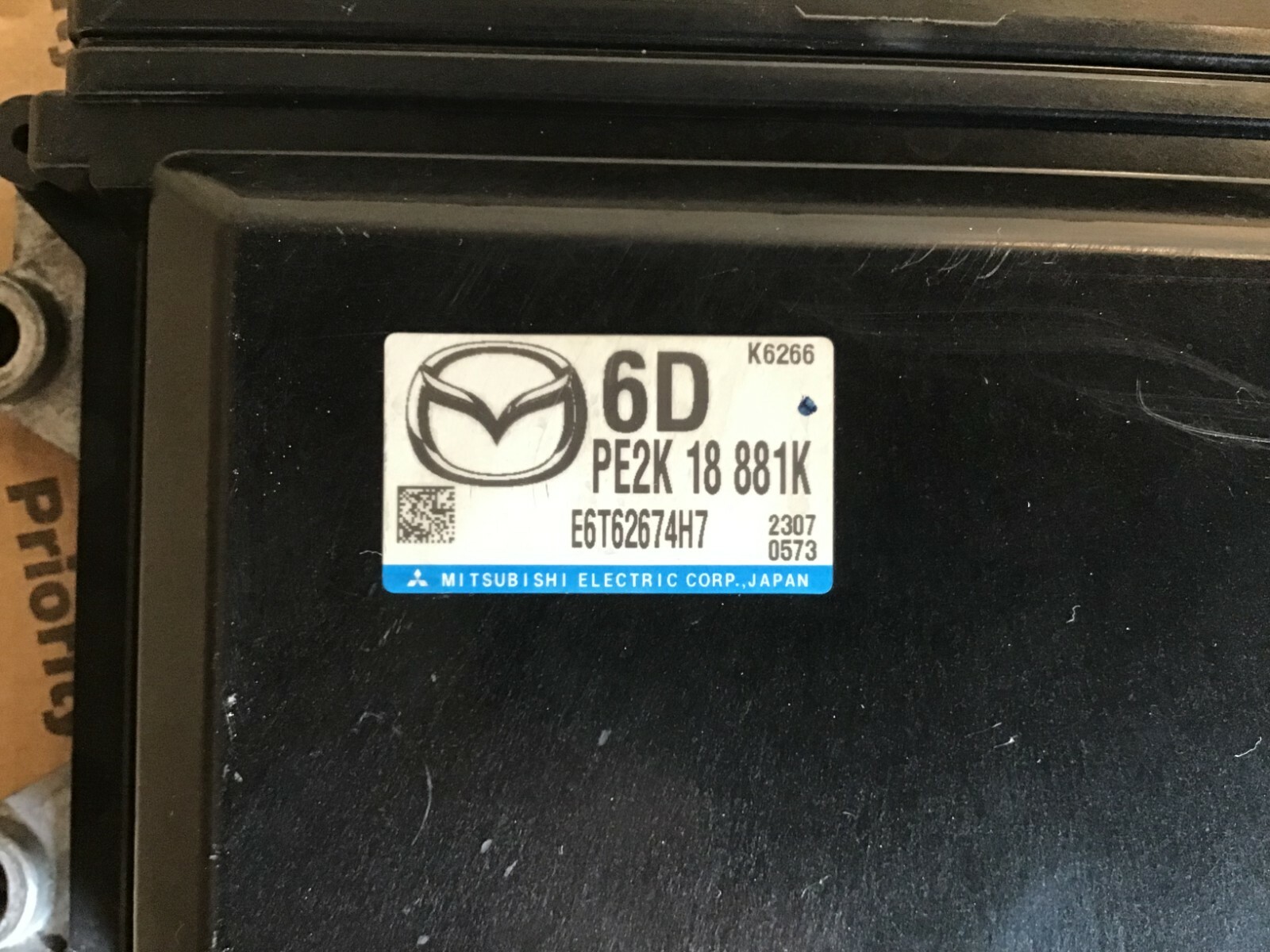12-13 Mazda 3i 2.0L Computer Genuine OEM E6T62674H7 PE2K 18 881K  