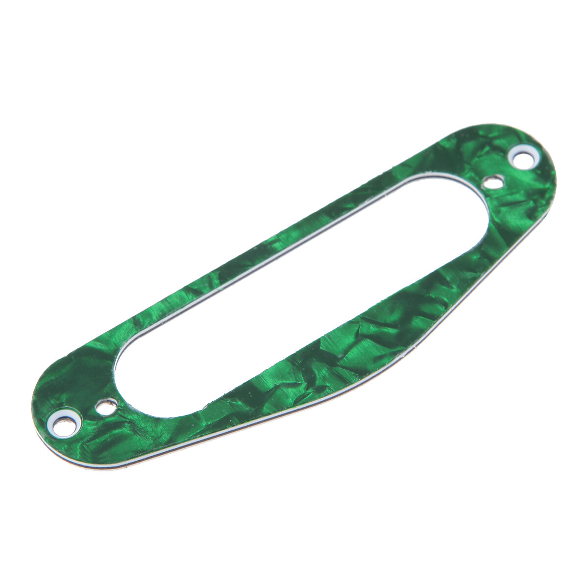 5 Pcs Guitar Single Coil Pickup Mounting Ring 3 Ply Green Pearl