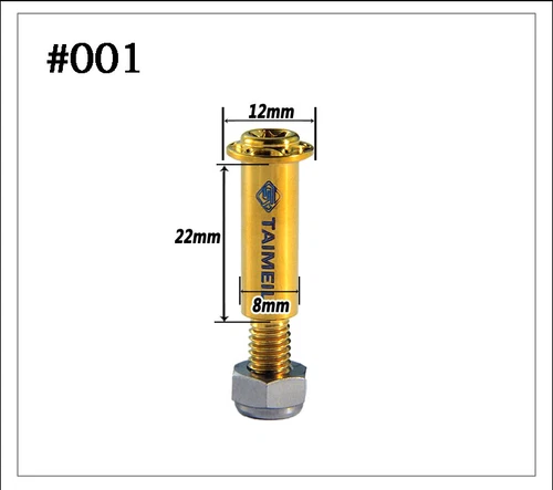 Tornillos de titanio M6 rosca Len 14 mm para bomba hidráulica de empuje de motocicleta Powerhouse - Imagen 6 de 29