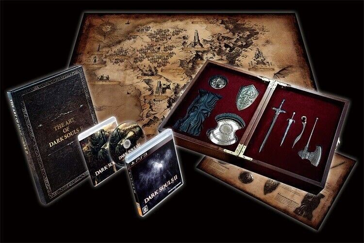 PS3 Dark Souls II 2 Collectors Limited Edition Maps Soundtrack
