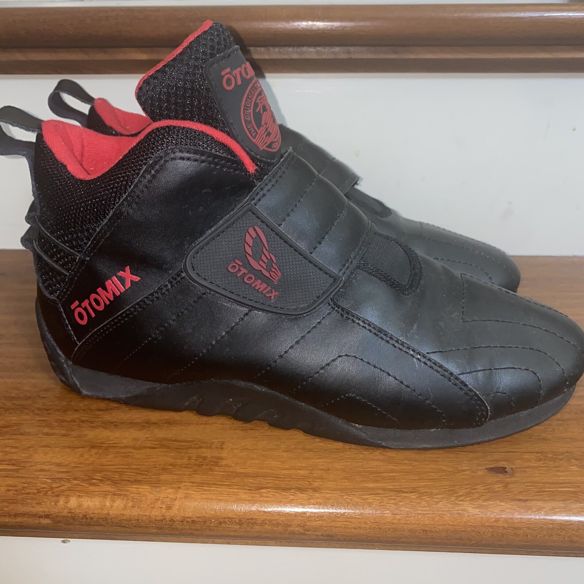 OTOMIX Powerflex weightlifting SHOES BLACK/RED M 10 slip on $140