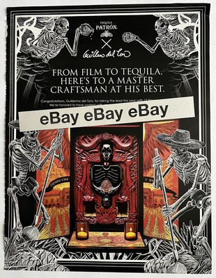 Tequila Patron Magazine Ad. Alcohol, Mexico, Guillermo del Toro