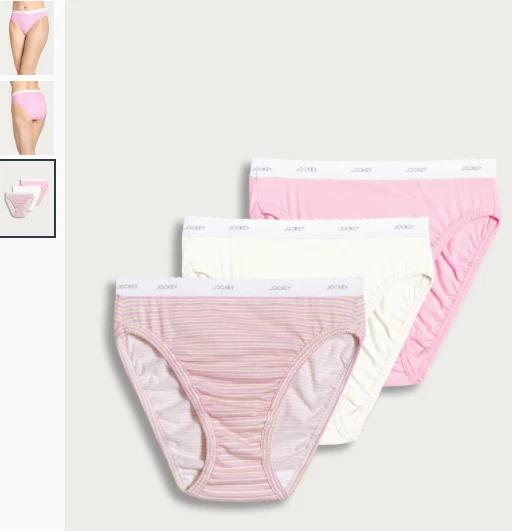 Jockey hotsell pink underwear