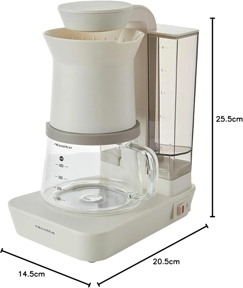 Recolte Rain Drip Kaffeemaschine RDC-1 (W) weiß recolte Rain Drip Kaffeemaschine - Bild 3 von 4