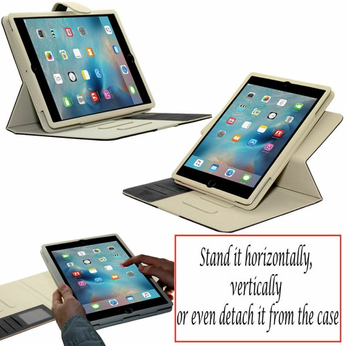 Funda abatible de cuero gamuza para iPad Mini 1/2/3/, Mini 4 con soporte billetera de lujo - Imagen 8 de 58