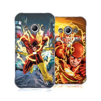 OFFICIAL THE FLASH DC COMICS COMIC BOOK COVERS GEL CASE FOR SAMSUNG PHONES 4