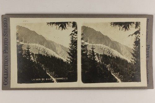 Vintage Chamonix 1904 - Tirage Citrate La Mer De Glace, Collection Montagne