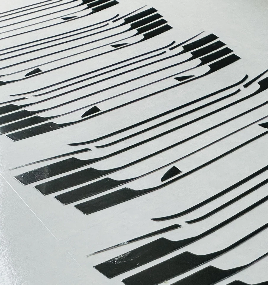 Tamiya Grill Scania 770s in 1:14.5 Modellbau RC Truck Aufkleber Set Chrom u.a. - Bild 4 von 4