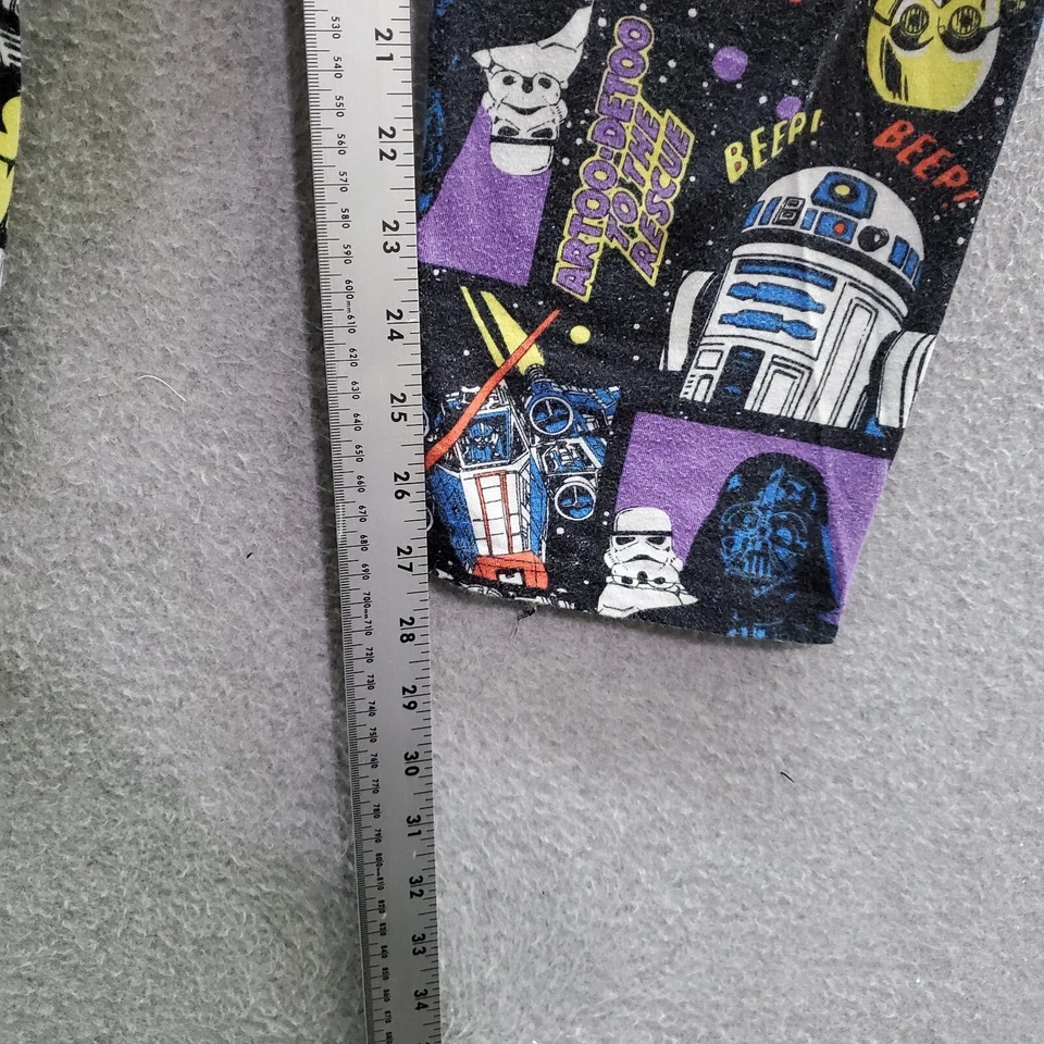 Ropa de dormir para mujer Star Wars 3 pantalones de pijama púrpura cómics estampado integral cordón Foto 4 de 4
