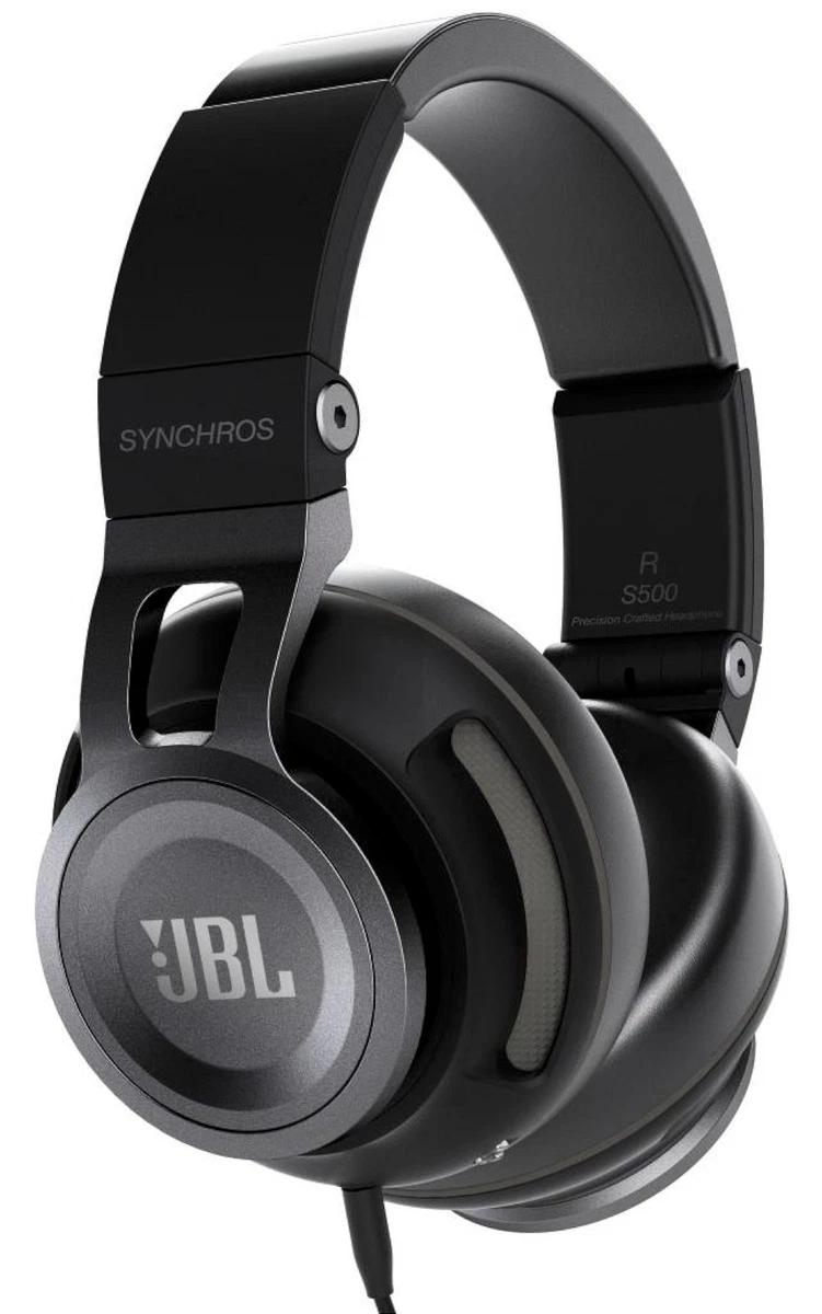 Tegn et billede korn Byblomst JBL Synchros Slate S500 Black Powered Over-the-Ear Stereo Headphones slate  DJ -B | eBay