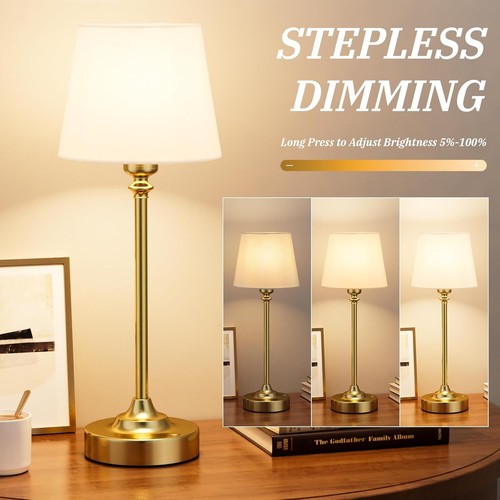Cordless Rechargeable Table Lamp – 4000mAh Battery, Touch Control - Picture 2 of 18